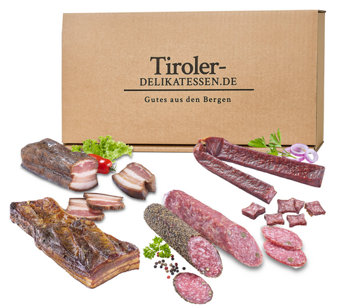 Schinken-Salami-Paket, Geschenkset "Deftig und Kräftig"