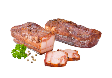 Jausenspeck, Wurzelspeck, Geselchtes