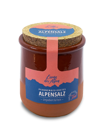 Alpensalz, pfannengesiedetes Alpensalz aus österreichischer Alpensole (90g)