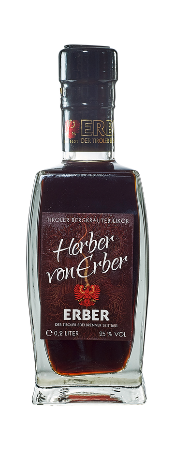 Bergkräuterlikör - Herber von Erber (0,2l)