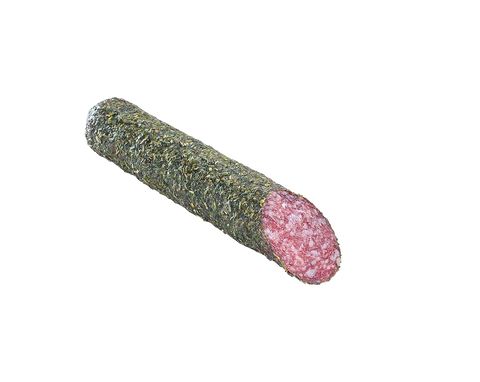Kräutersalami, luftgetrocknete Salami mit Kräuterkruste