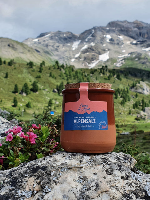 Alpensalz, pfannengesiedetes Alpensalz aus österreichischer Alpensole (90g)