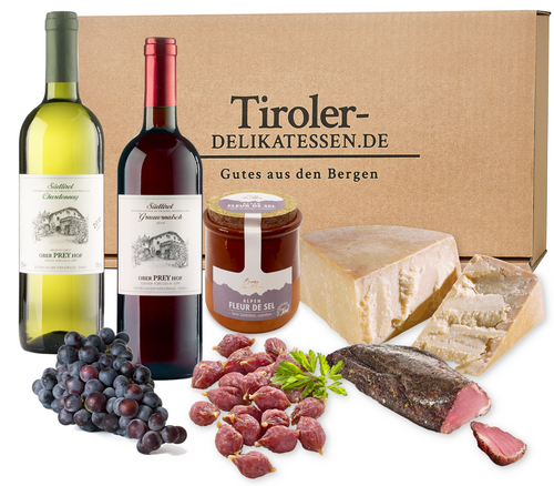 Weinpräsent, Geschenkset "Wein und Mehr"